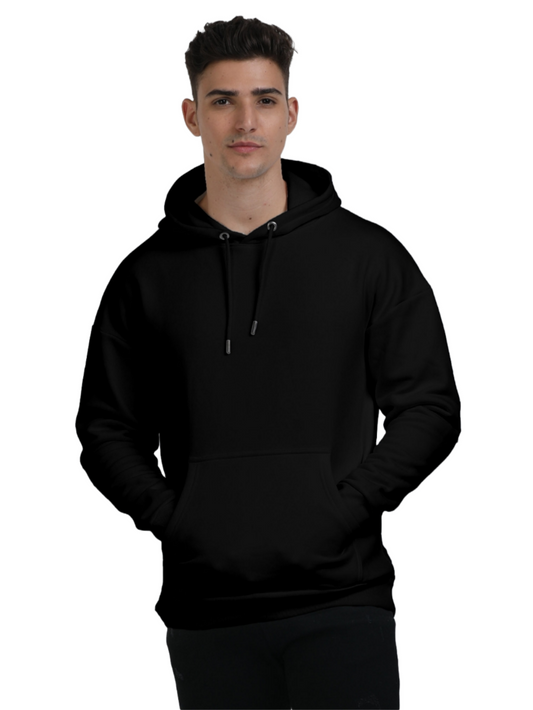 Black Premium Unisex Loose Fit Hoodie