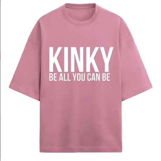 A KINKY Printed Unisex Loose Fit t shirts